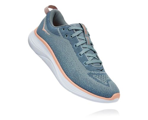 Hoka One One Dame Hupana Flow Road Løpesko Lead/Rosa Sand Norge-58URY